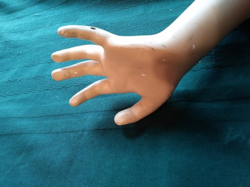 Vintage Heavy Arm hand Mannequin Prop display boutique industrial steampunk #G