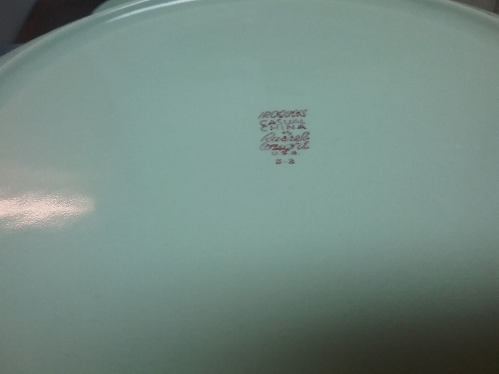 Russel Wright Iroquois Casual Lettuce Green (4) Dinner Plates