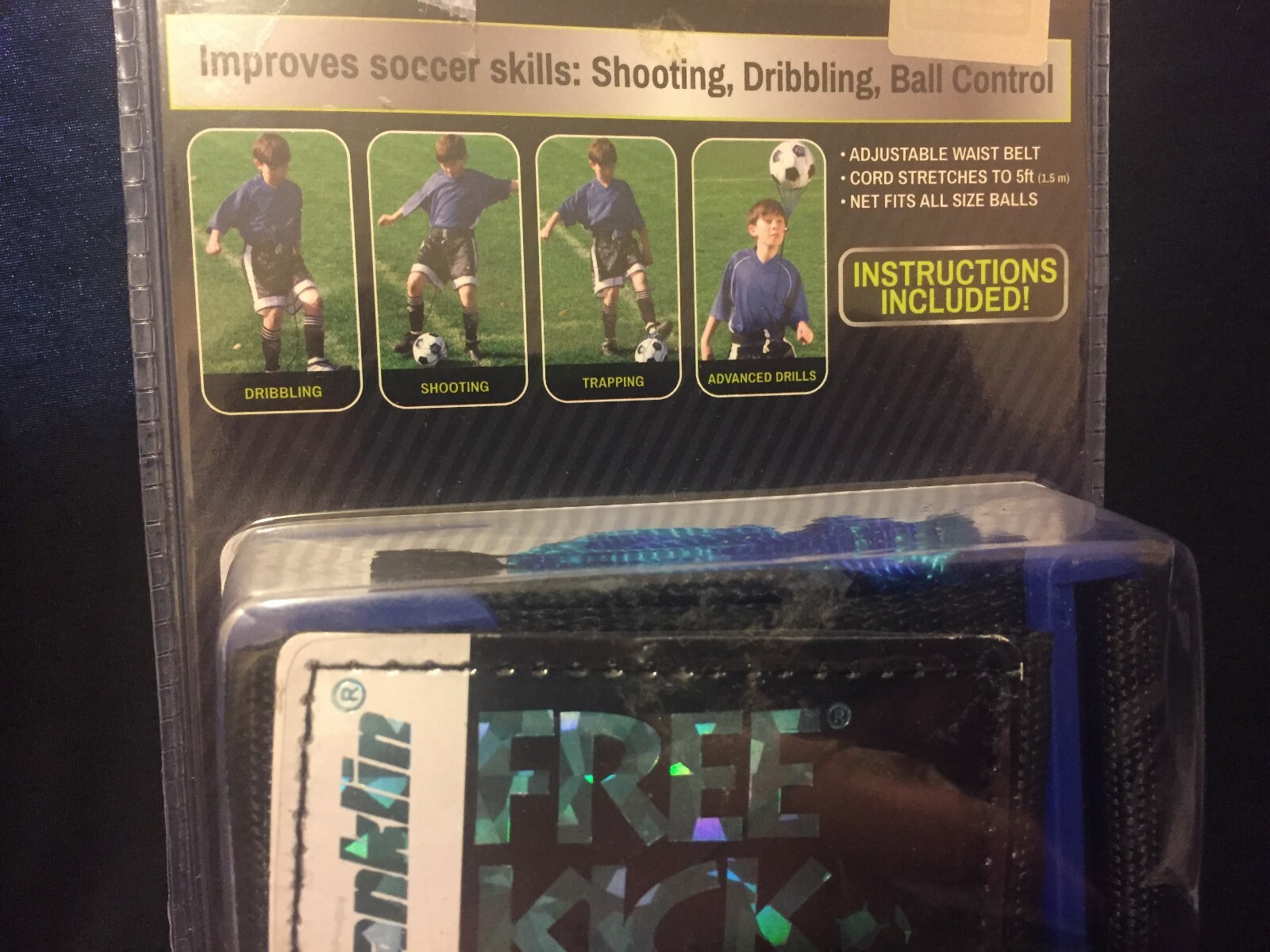 FRANKLIN Free Kick Hands Free SOCCER TRAINER*Improves Skills**FREE SHIPPING