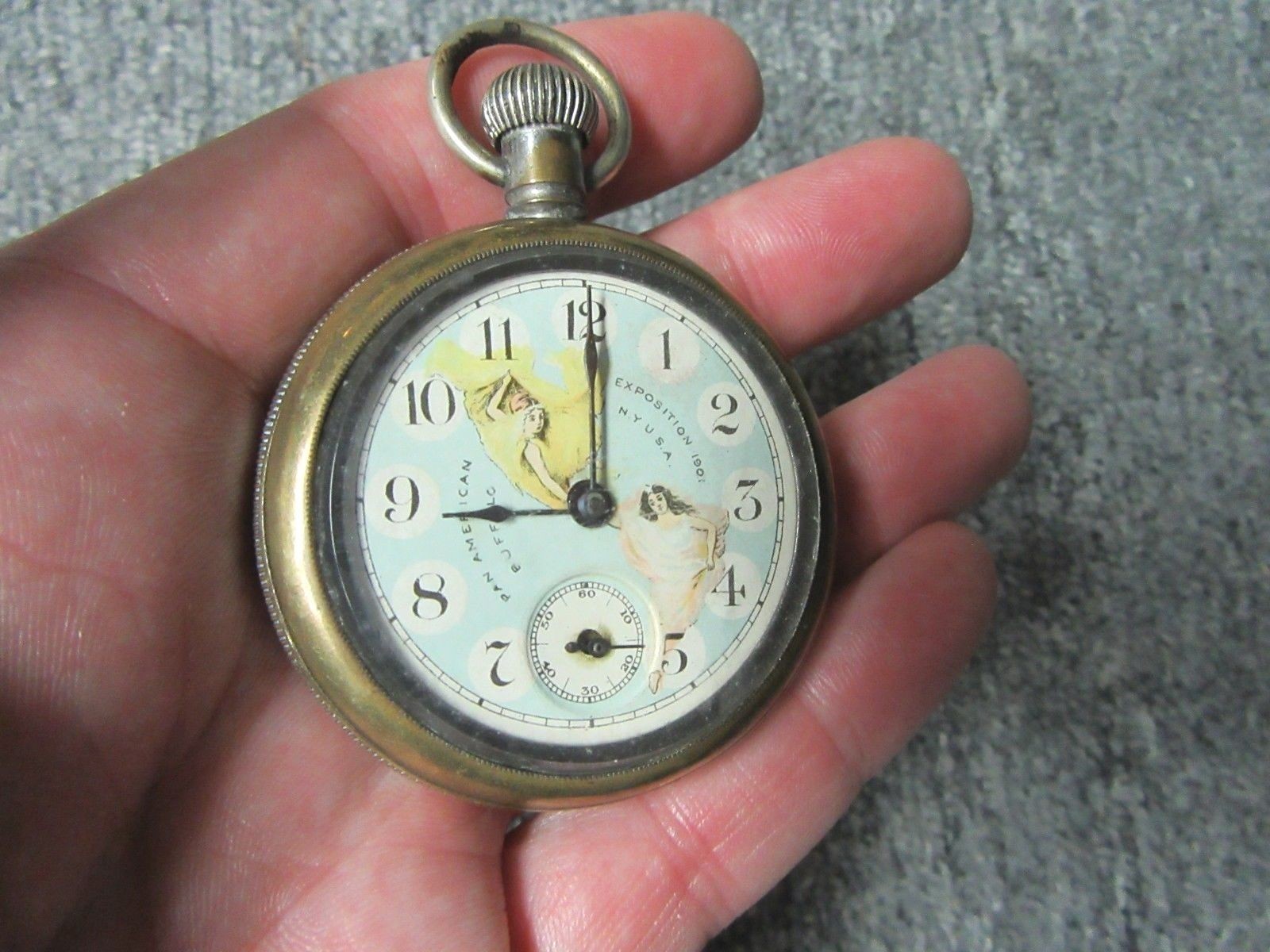 Pan-American Exposition Pocket Watch Buffalo NY - 1901