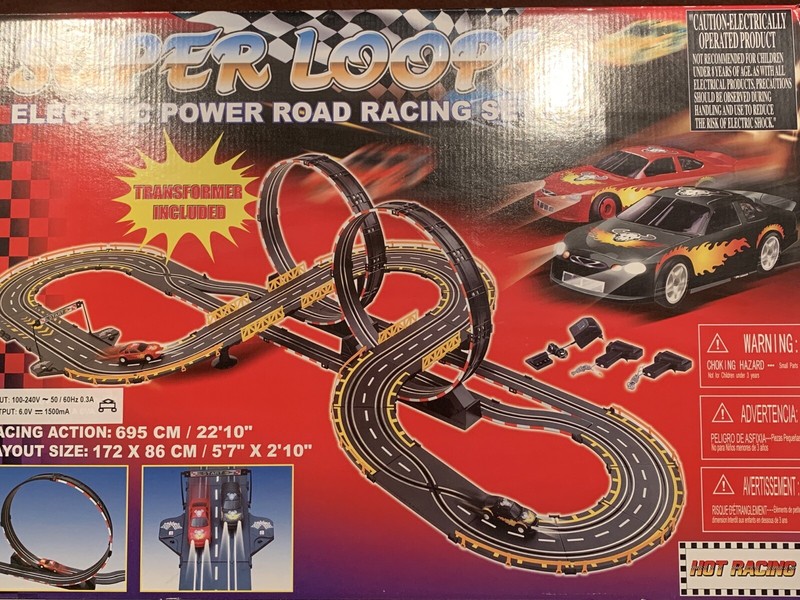 super loops electric power road racing set