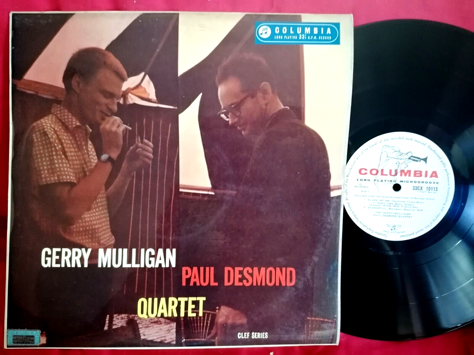 GERRYMULLIGAN  PAULDESMOND QUARTET  レコード Gerry Mulligan - Paul Desmond Quartet – Gerry Mulligan