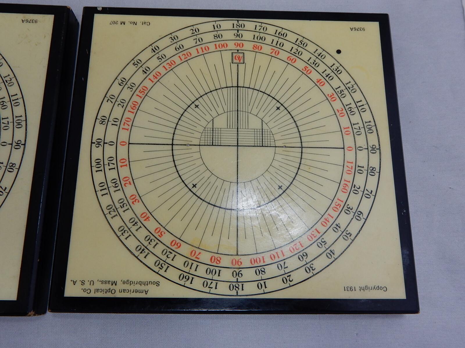 PUPILLARY DISTANCE Measuring Cards 1933 American Optical Co. Set of 3