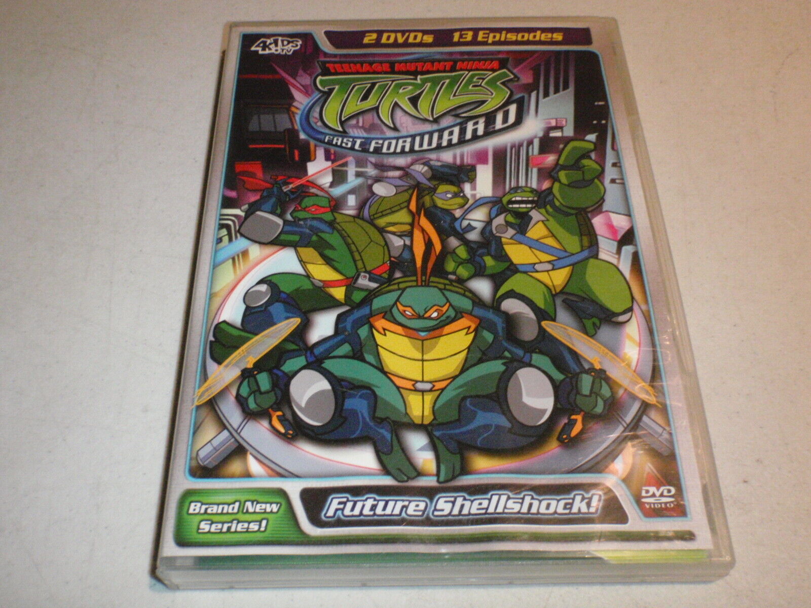 2006 Teenage Mutant Ninja Turtles Fast Forward Future Shellshock DVD 2006 Teenage Mutant Ninja Turtles Fast Forward Future Shellshock DVD