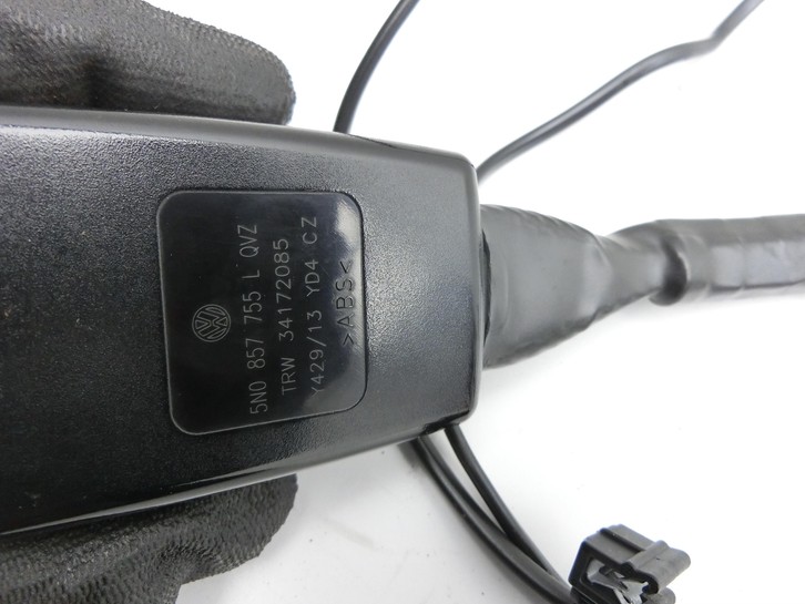 VW Tiguan I 5N 11-16  Gurtschloss Links Vorne  - Bild 5