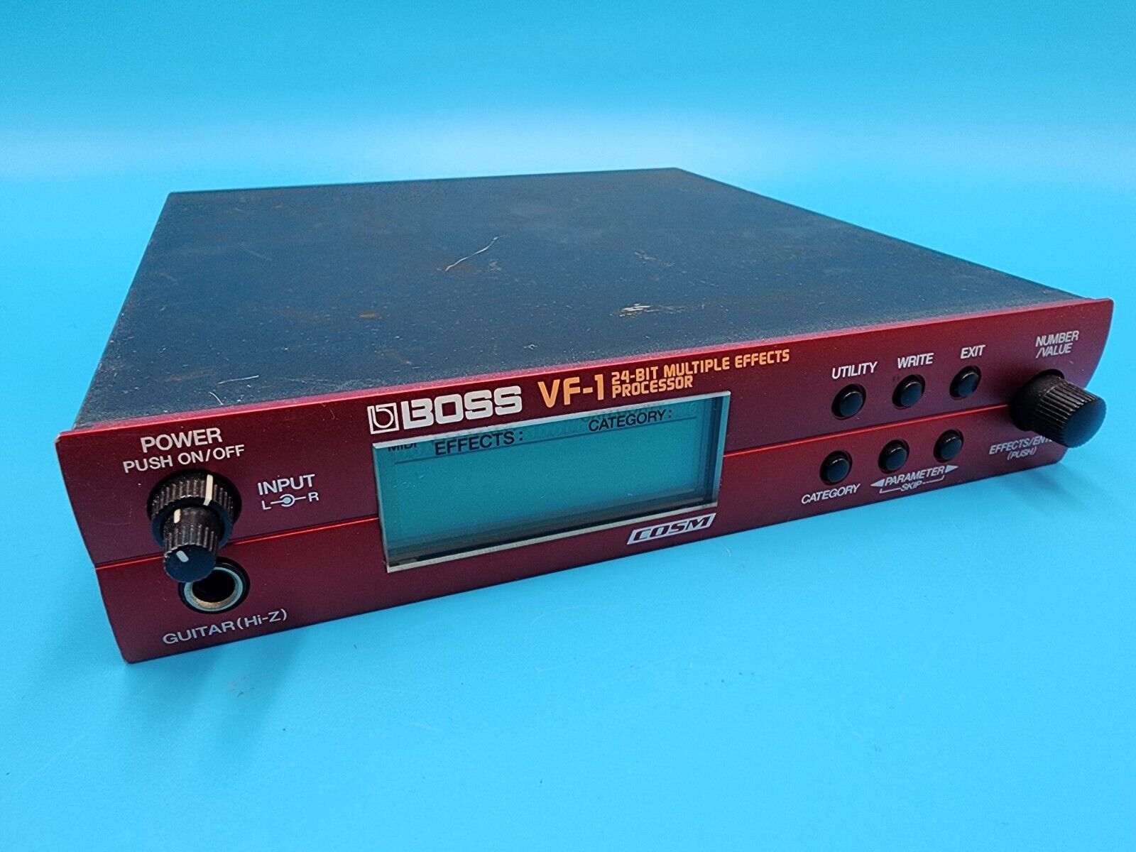 BOSS VF-1 Guitar Multi Effect Processor 24 Bit Half Rack BOSS VF-1 Guitar Multi Effect Processor 24 Bit Half Rack