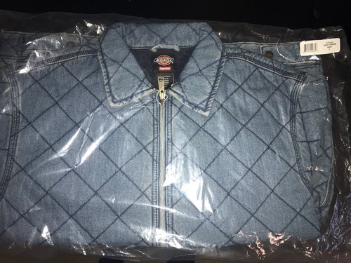 Brand New Supreme® x Dickies® Quilted Work Jacket Denim Size LARGE FW21