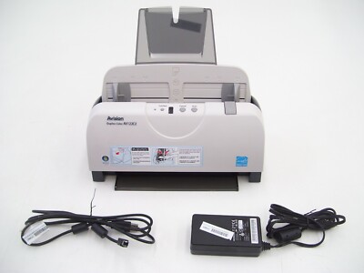 DOCUMENT SCANNER A4 AVISION COLOR AV122C2 FF-0608S DUPLEX DUPLEXER FEED THROUGH