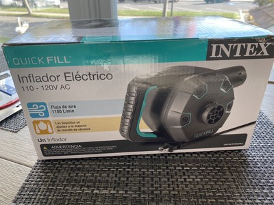 Intex 120 V Quick Fill Cordless Rechargeable Inflatable Air Bed Pump (Used)