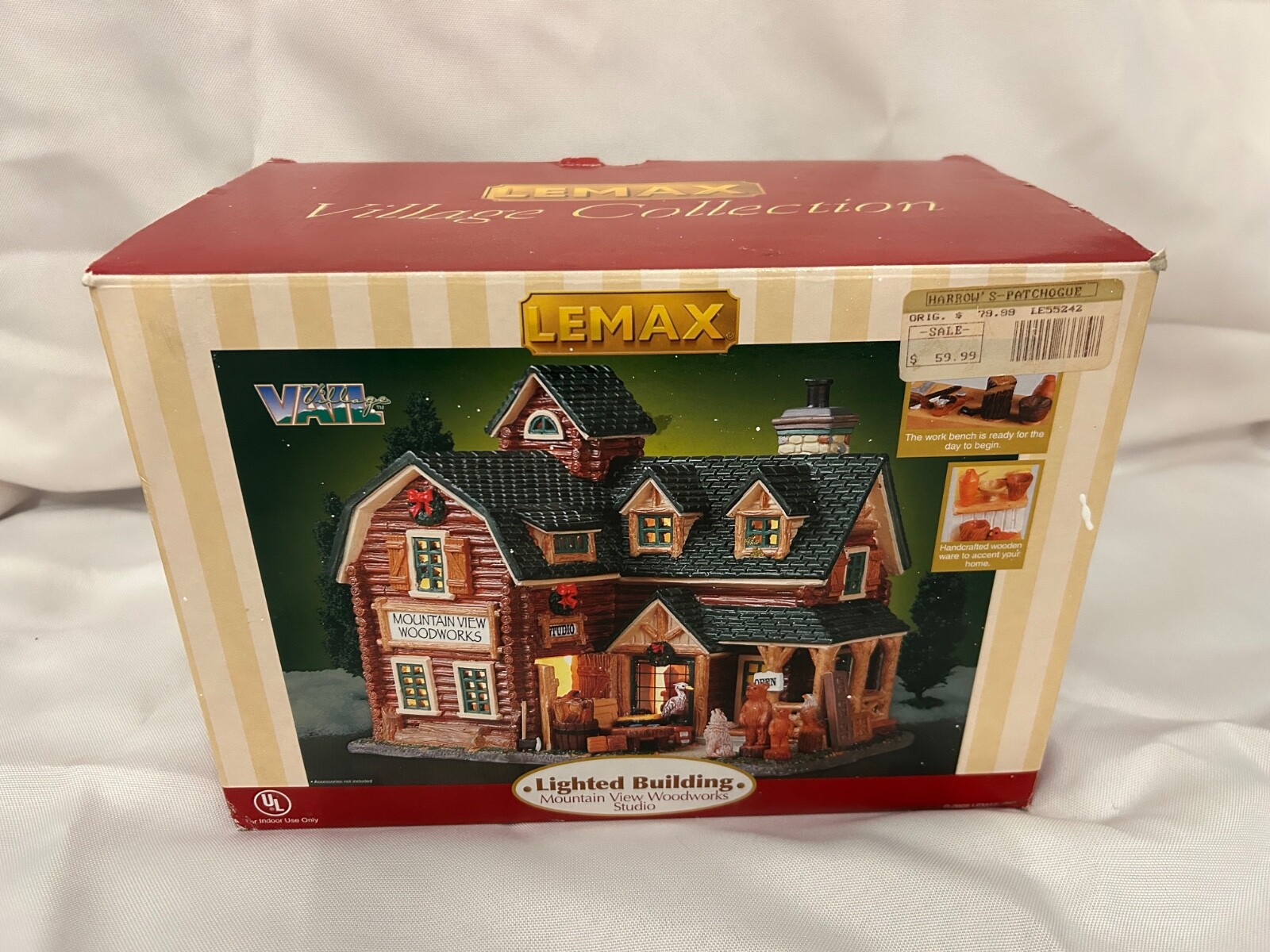 その他 LEMAX Village Collection Vntg 2005 Lemax Village Collection Mountain View Woodworks