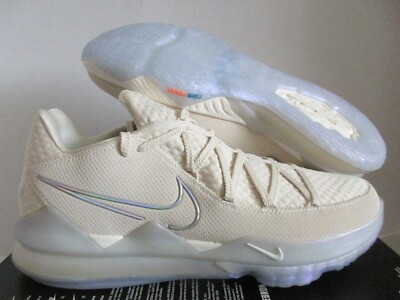 NIKE LEBRON XVII 17 LOW LIGHT CREAM-MULTI COLOR SZ 17