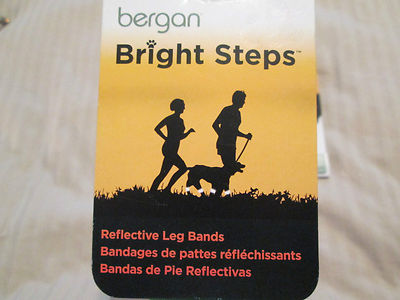 Reflective Pet Dog Leg Bands- Small Green -New-Bergan Bright Steps FREE Shipping