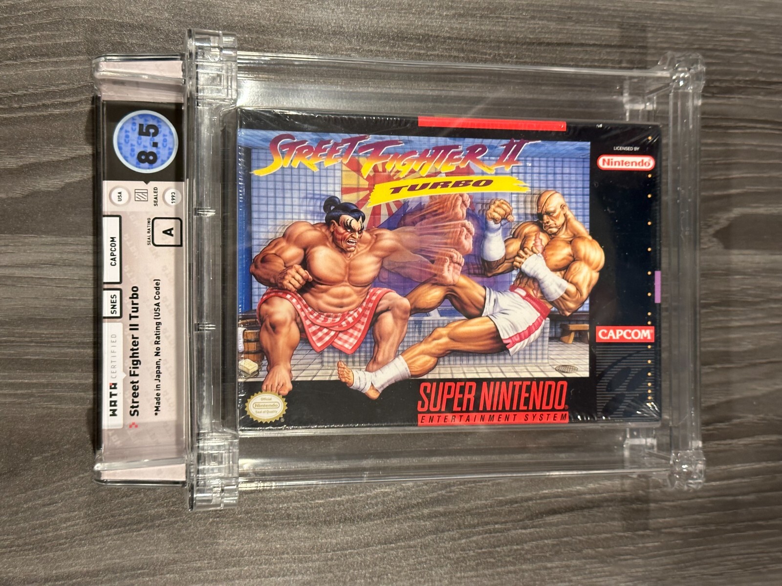 Street Fighter II 2 Turbo Super Nintendo SNES Sealed GRADED Street Fighter II 2 Turbo Super Nintendo SNES Sealed GRADED