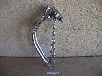 Grips Square Classic W//Streamers Chrome Beach Cruiser Bicycle Grips 165541