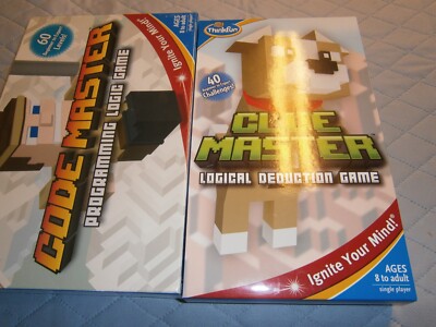 thinkfun code master and clue master  pack  LOT *BB182