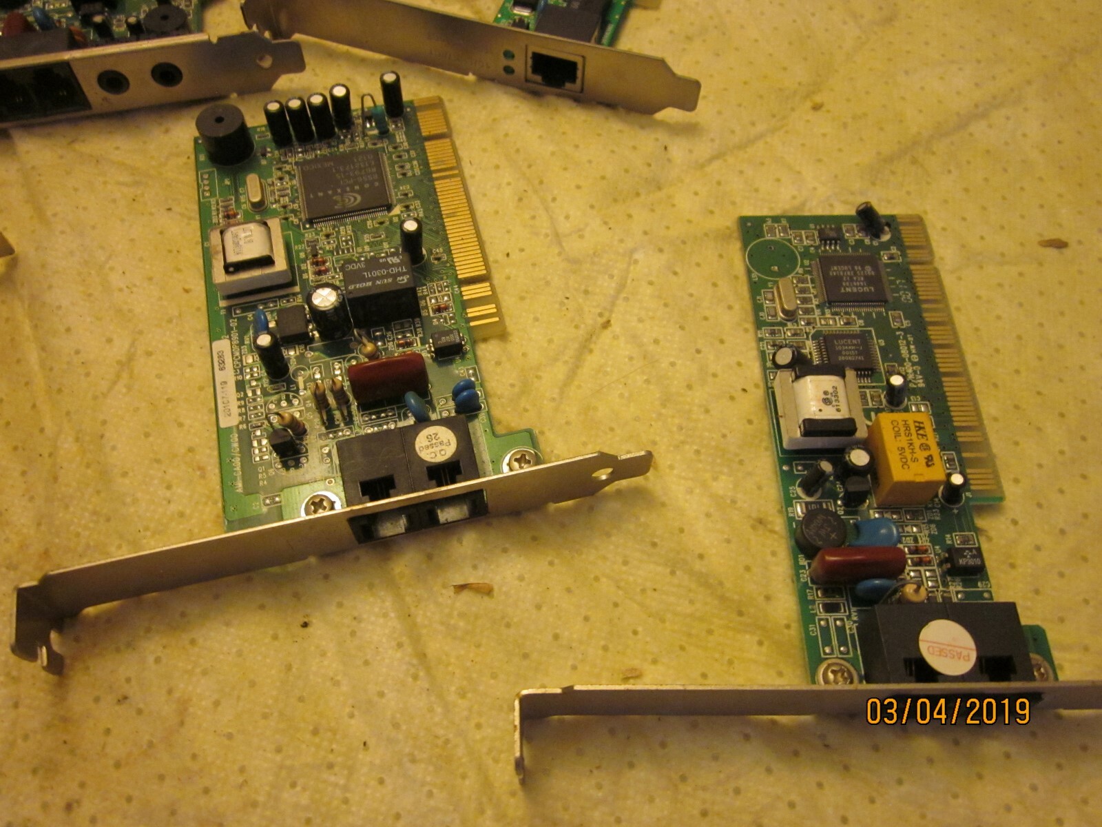 COMPUTER MODEM AND SOUND CARD LOT