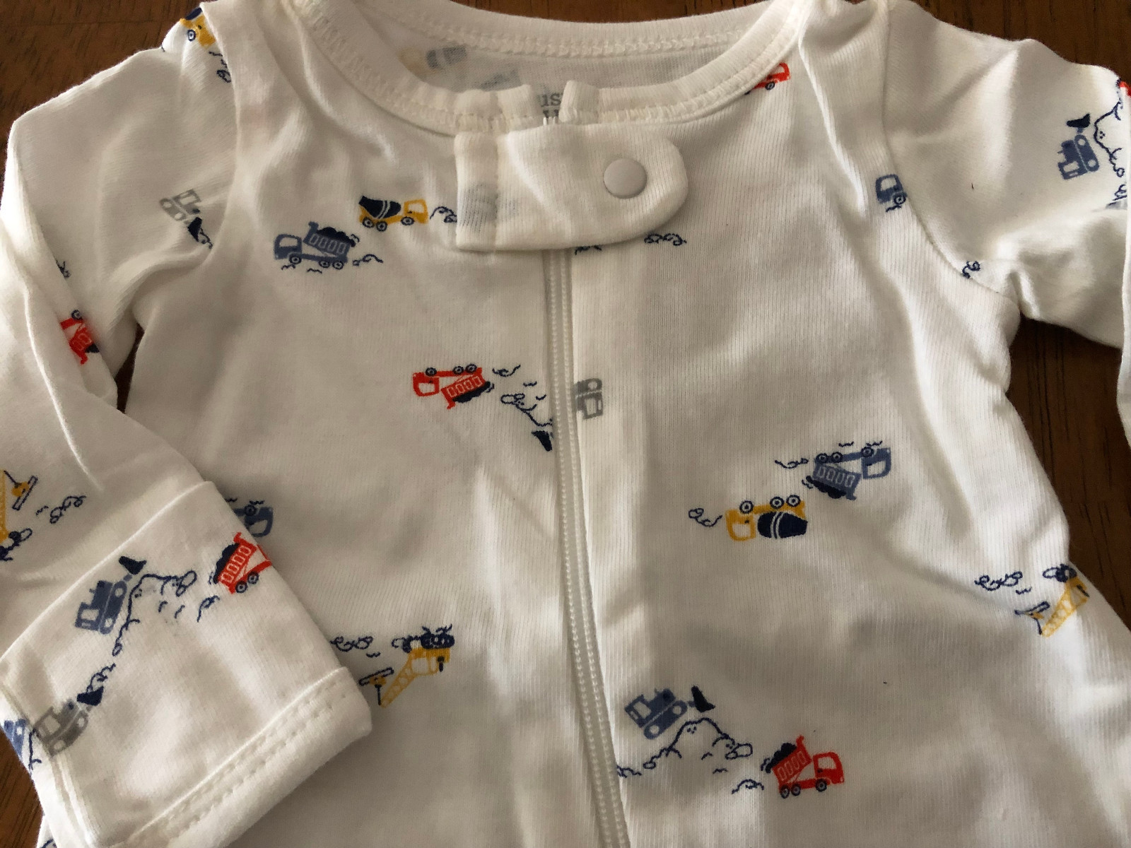 Just One You Preemie Boys 2 Pack Footed Construction Work Sleep and Plays