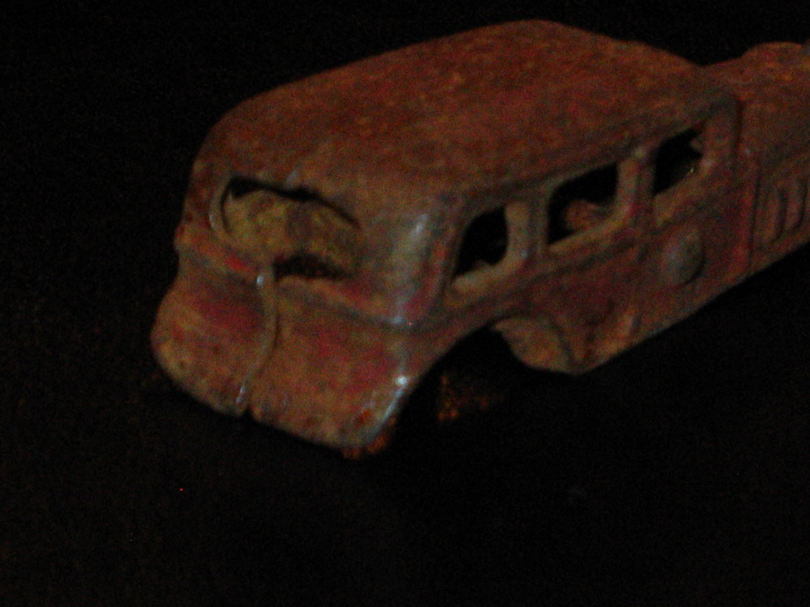 Antique AC Williams Cast Iron Sedan Body, Original Part For Restoration