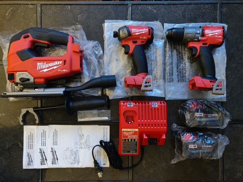 MILWAUKEE M18 FUEL 3pc PACKOUT KIT + Shirt,Tapes,& Bit set