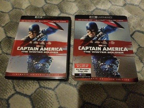 米2discs Blueray Movie Captain America: The Winter Soldier  NONE NOT ON LABEL /00220 Amazon.com: Captain America: The Winter Soldier [Blu-ray