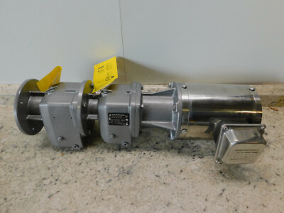NEW Nord Inline Helical Gearmotor, 1/2 HP, 886.11:1 Ratio WEG Severe Duty Motor