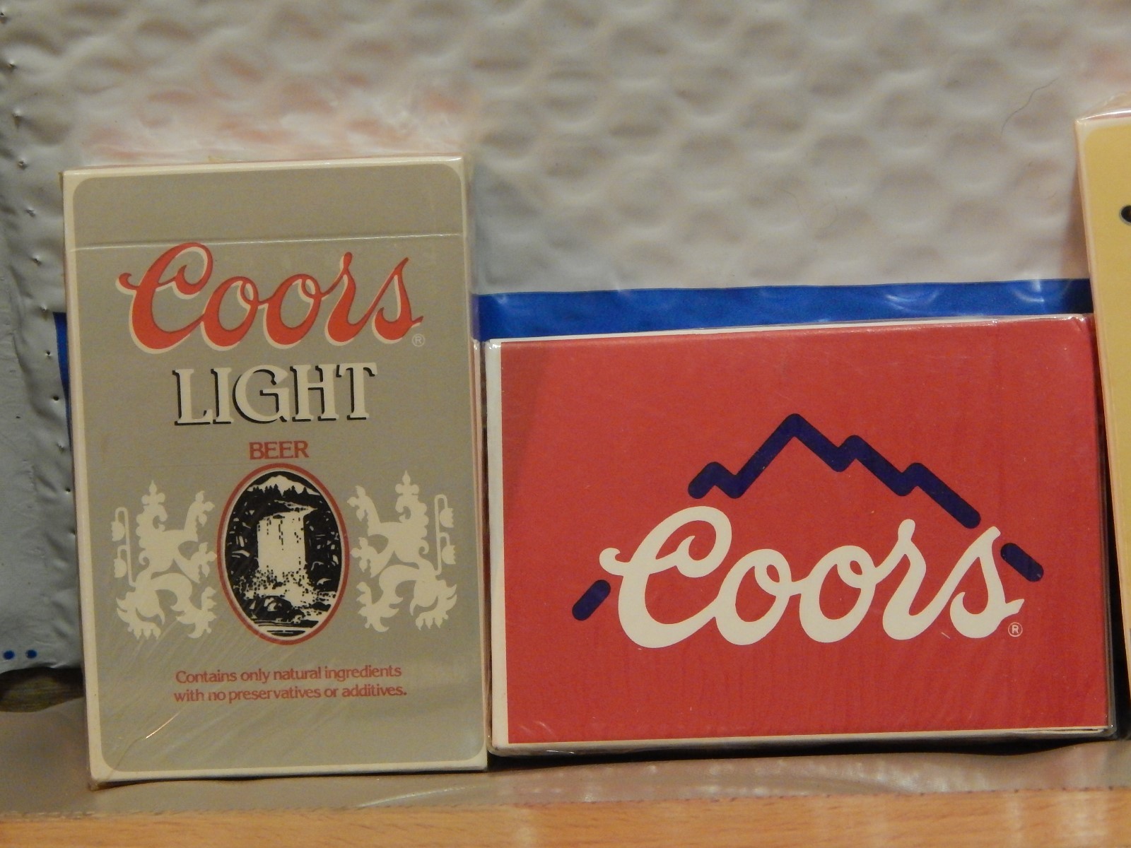 Coors Brewing Co. [Golden, CO] Beer Playing Cards (3 Decks) New Sealed Ltd Brew