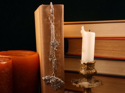 Game of Thrones Dragon Bookmark Direwolf, Dagger, Weirwood Tree. Dragon Egg Bead