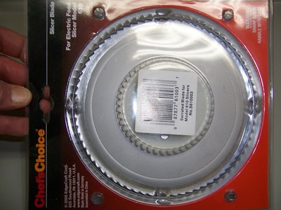 NIP Chef's Choice SERRATED BLADE for Model 610 Electric Slicers