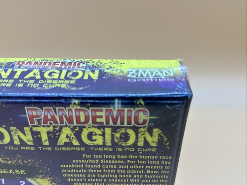 Pandemic Contagion Board Game Brand Sealed "try to annihilate the human race"