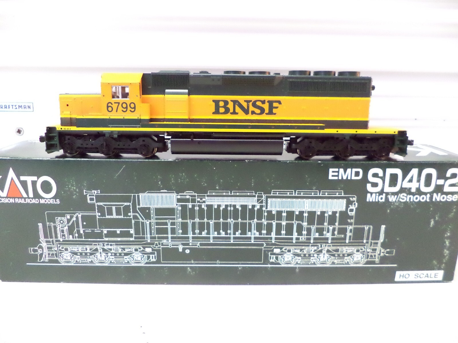 Kato Ho 37-2901, SD40-2 locomotive, BNSF 6799 | eBay