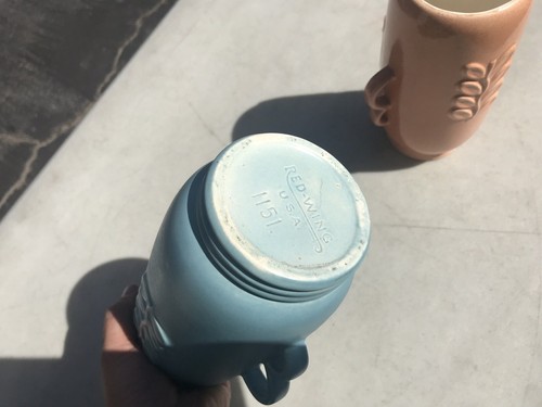 Vintage Red-Wing 1151 Charles Murphy Art Deco Pottery Vases! 40’s USA!