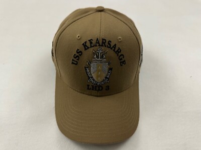 USS KEARSARGE LHD 3 The Corps United States Beige Baseball Cap Hat One Size