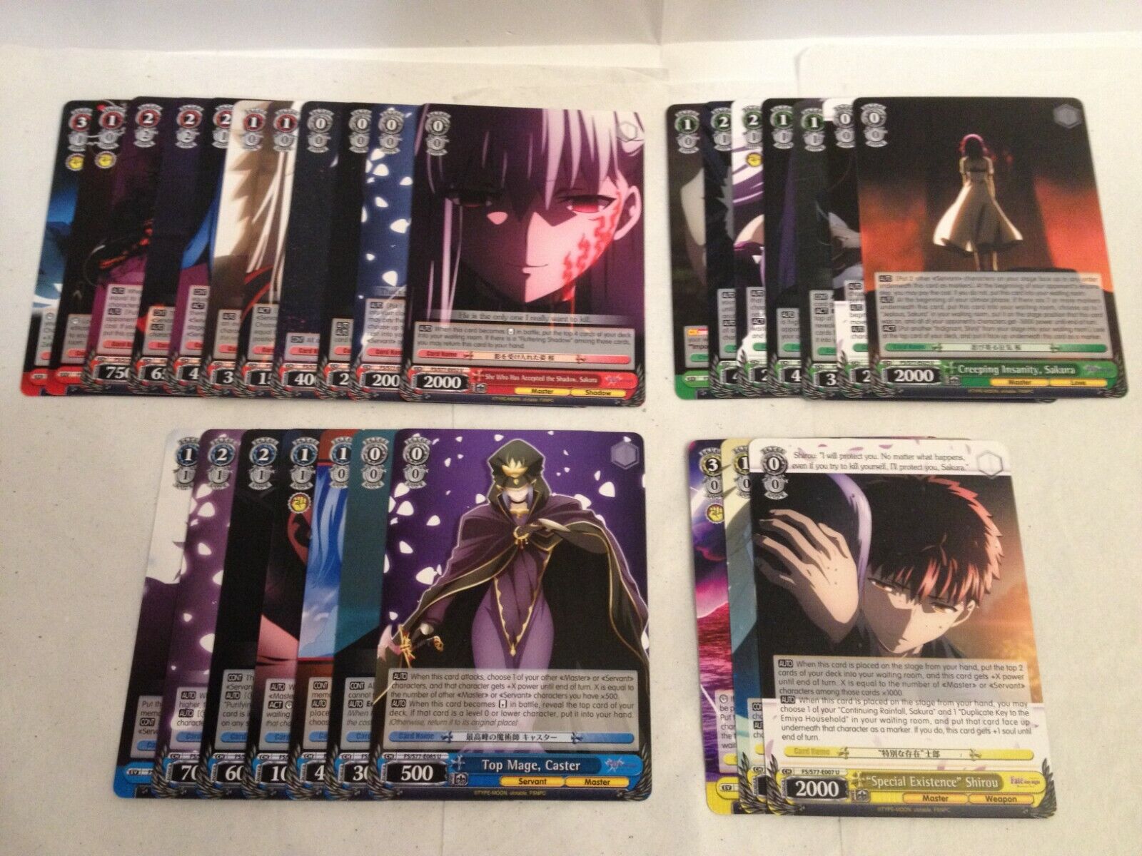 W Schwarz Fate Stay Night Heavens Feel Vol 2 booster set of W Schwarz Fate Stay Night Heavens Feel Vol 2 booster set of