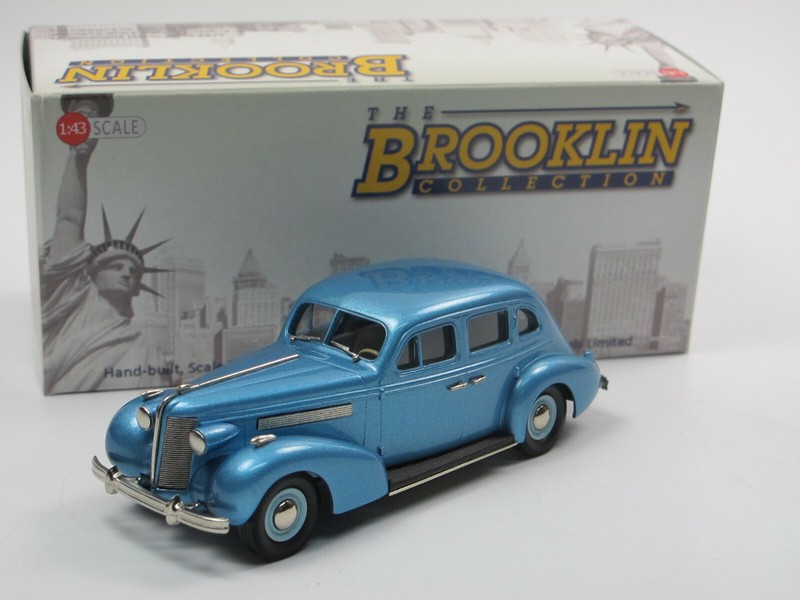Brooklin Models Bc 006 1937 Buick Special Plain Back 4-Door Sedan M-47 Blue 1:43