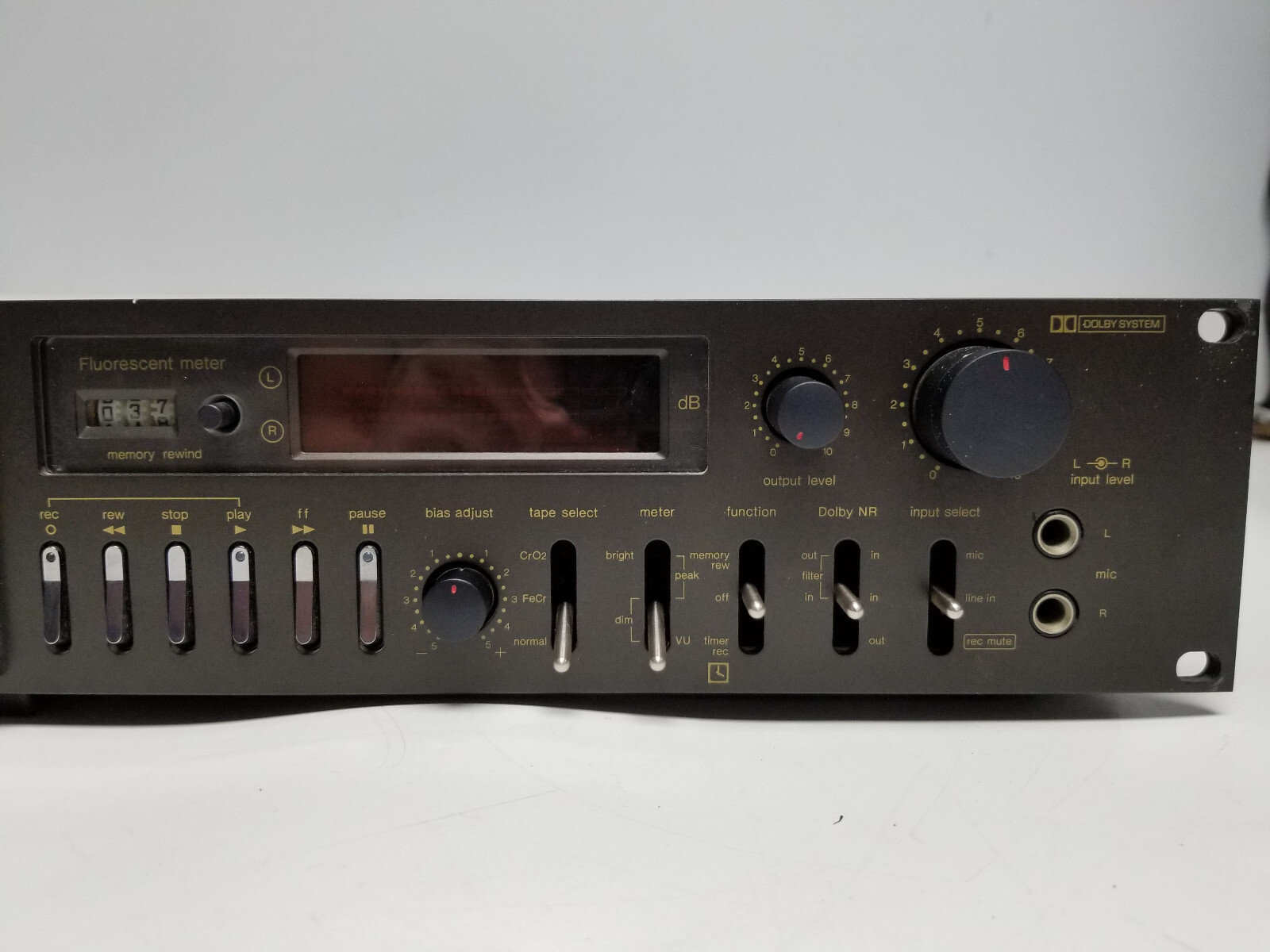 Technics M-85 Stereo Cassette Deck Quartz-Locked Direct