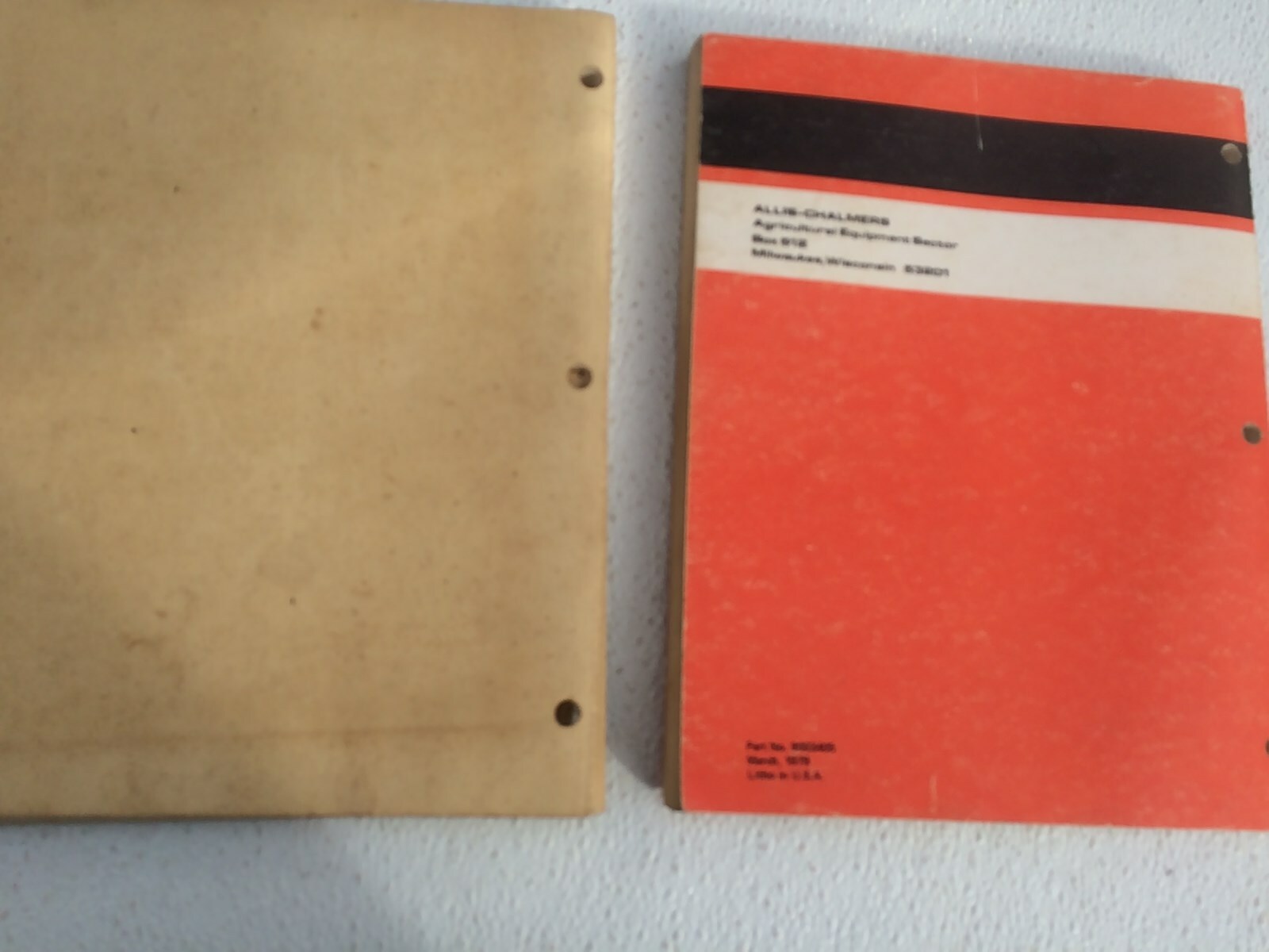 vintage allis chalmers wd,wd 45,d14 tractor service manual and parts catalog