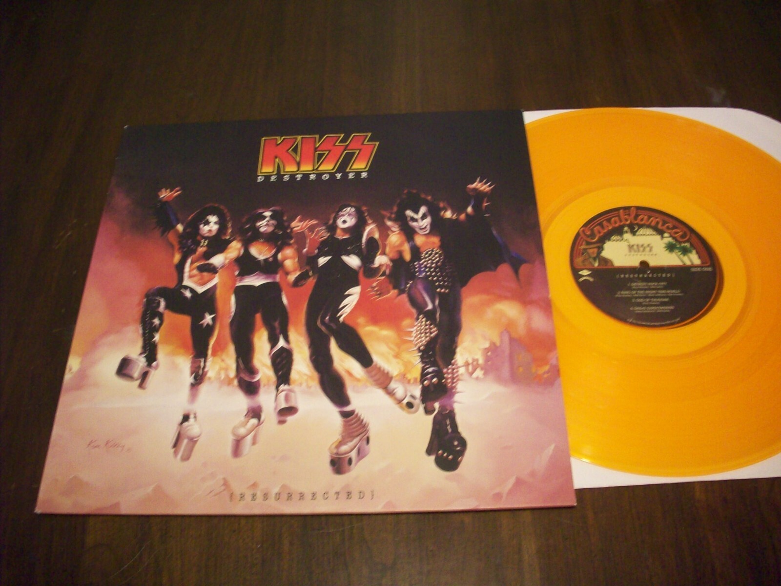 Kiss , Destroyer Resurrected ,2019 Mercury Orange Vinyl