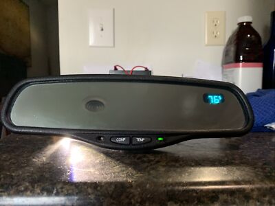 Gentex 177 Auto-dim Mirror with Compass and Temp-Single Line Display