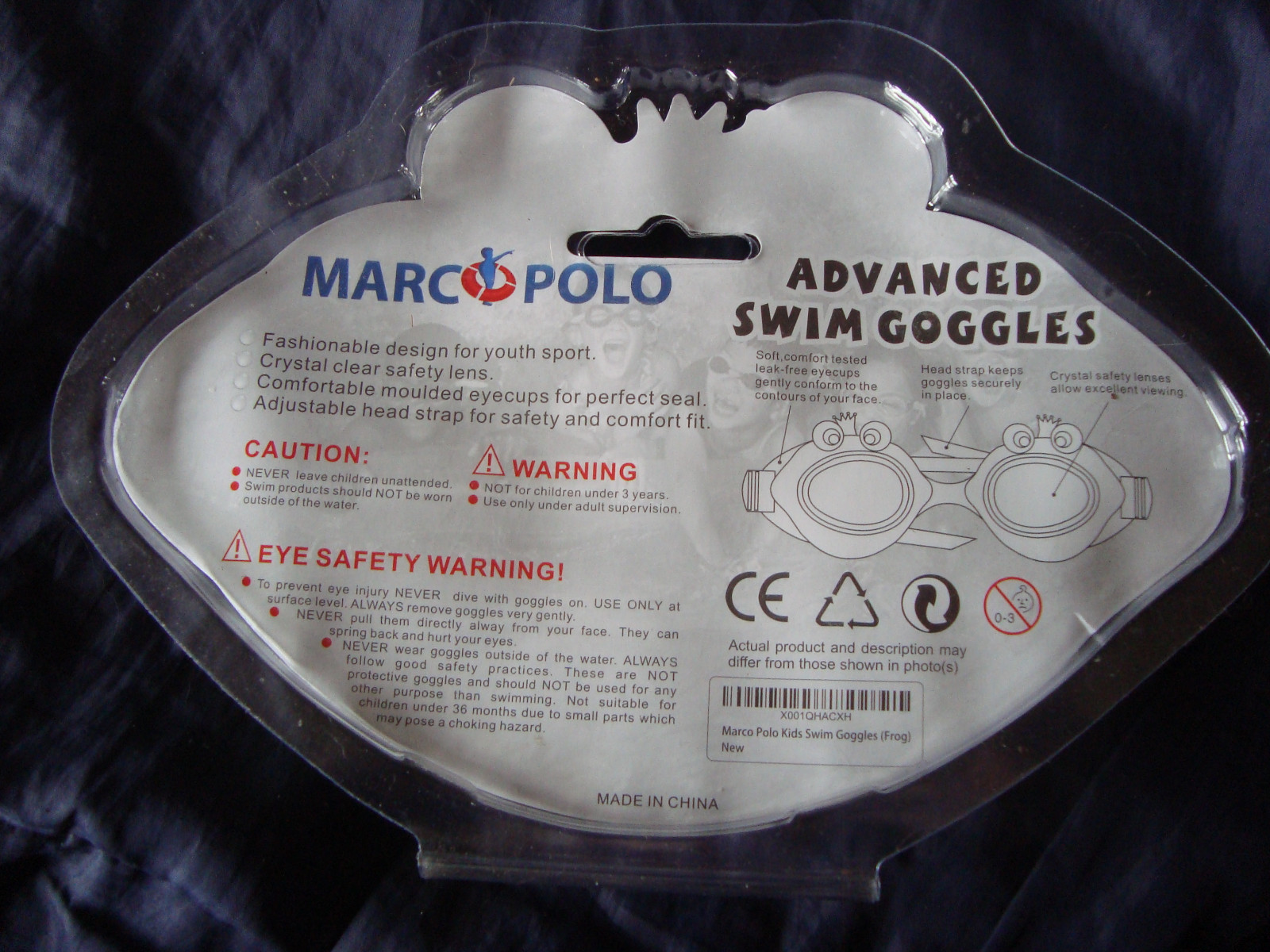 Marco Polo Kids Frog Swim Goggles