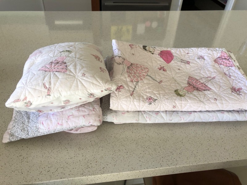 adairs cot doona