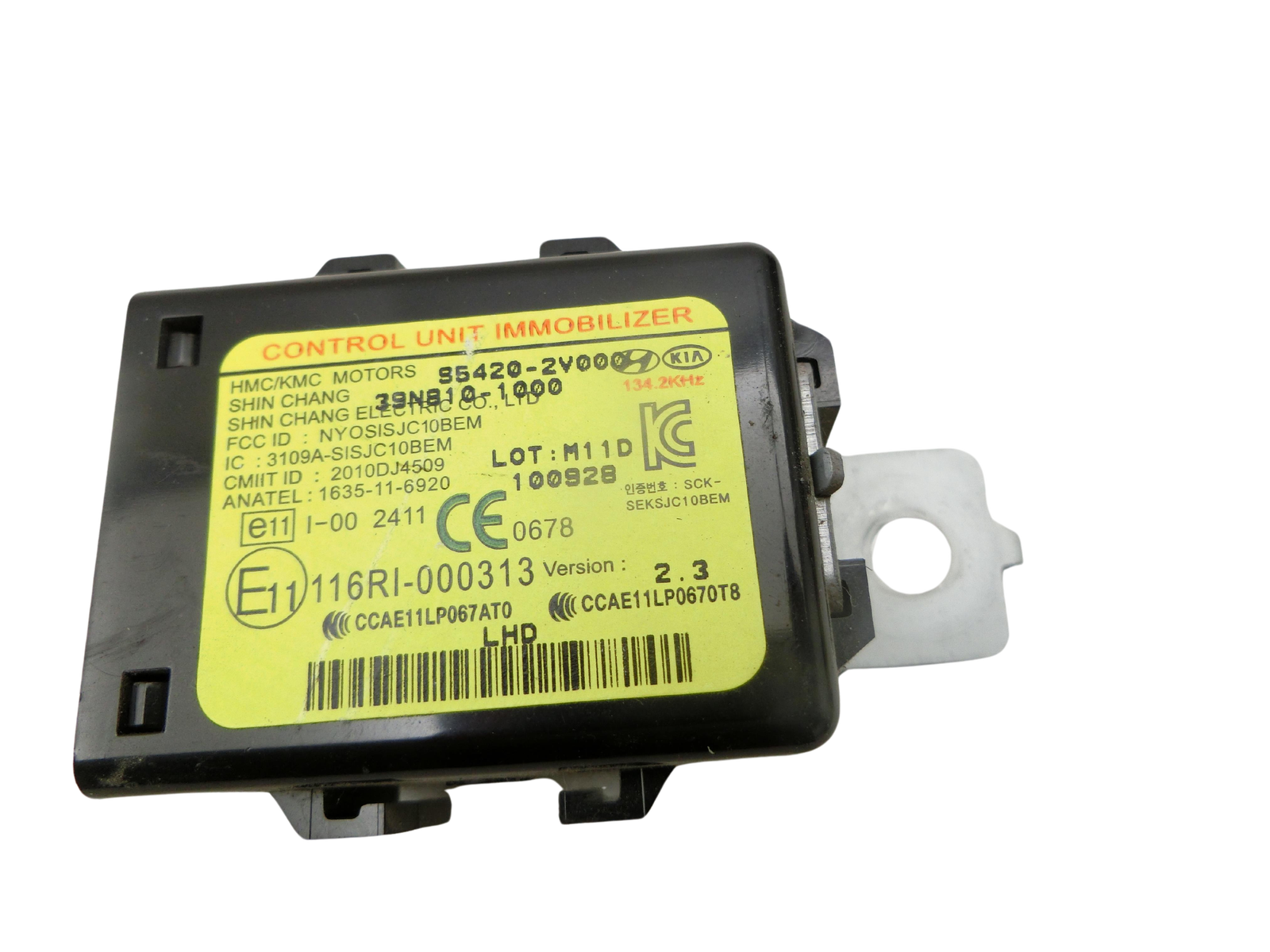 Kia Rio III UB 11-15 CRDi 1,1 55KW Wegfahrsperre ECU Steuergerät  - Bild 1