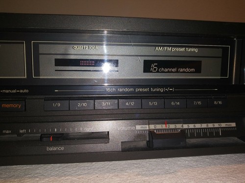 Technics SA-190 AM/FM Stereo Receiver with Quartz Digital Synthesizer