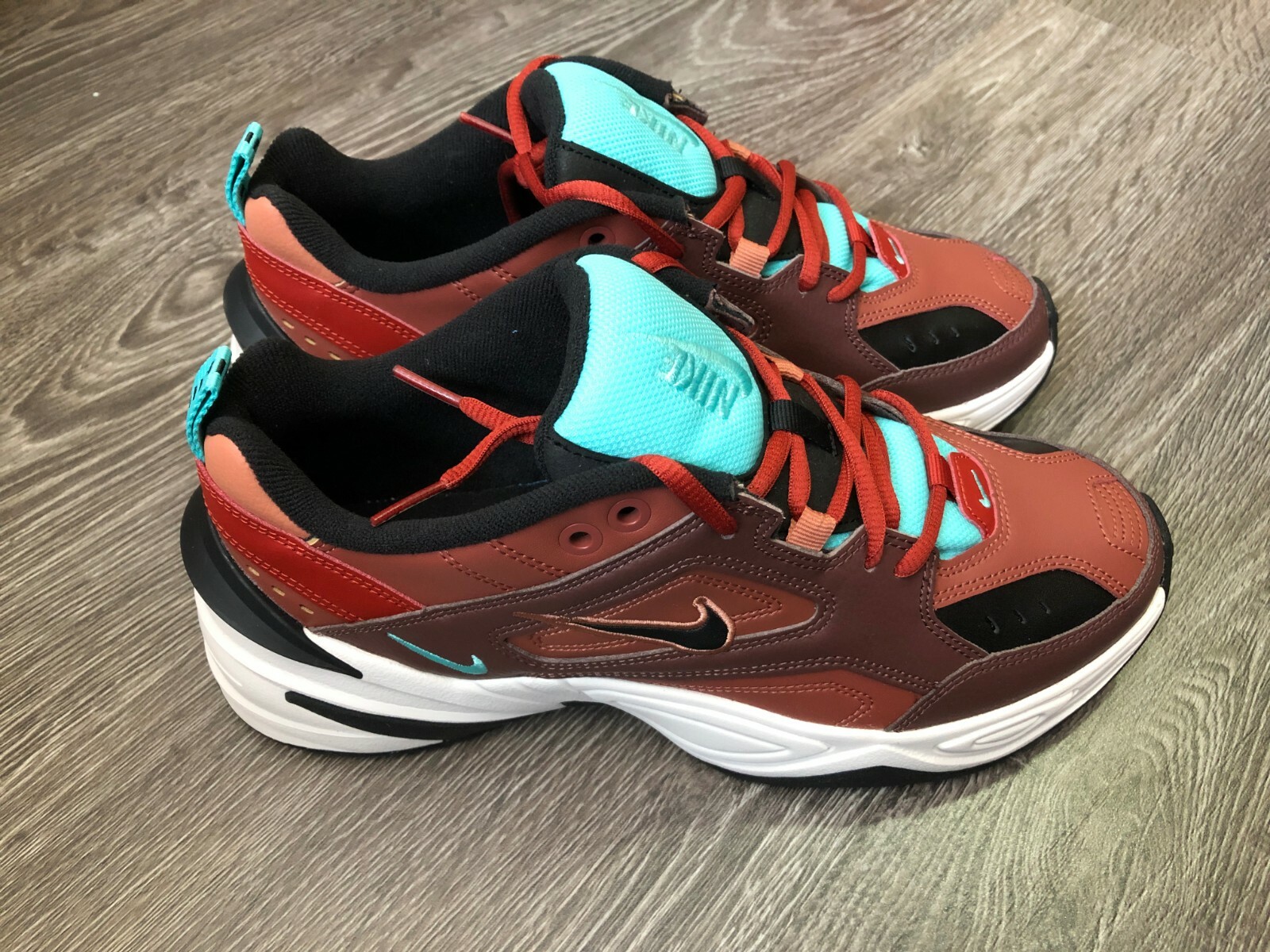 nike m2k tekno mahogany mink