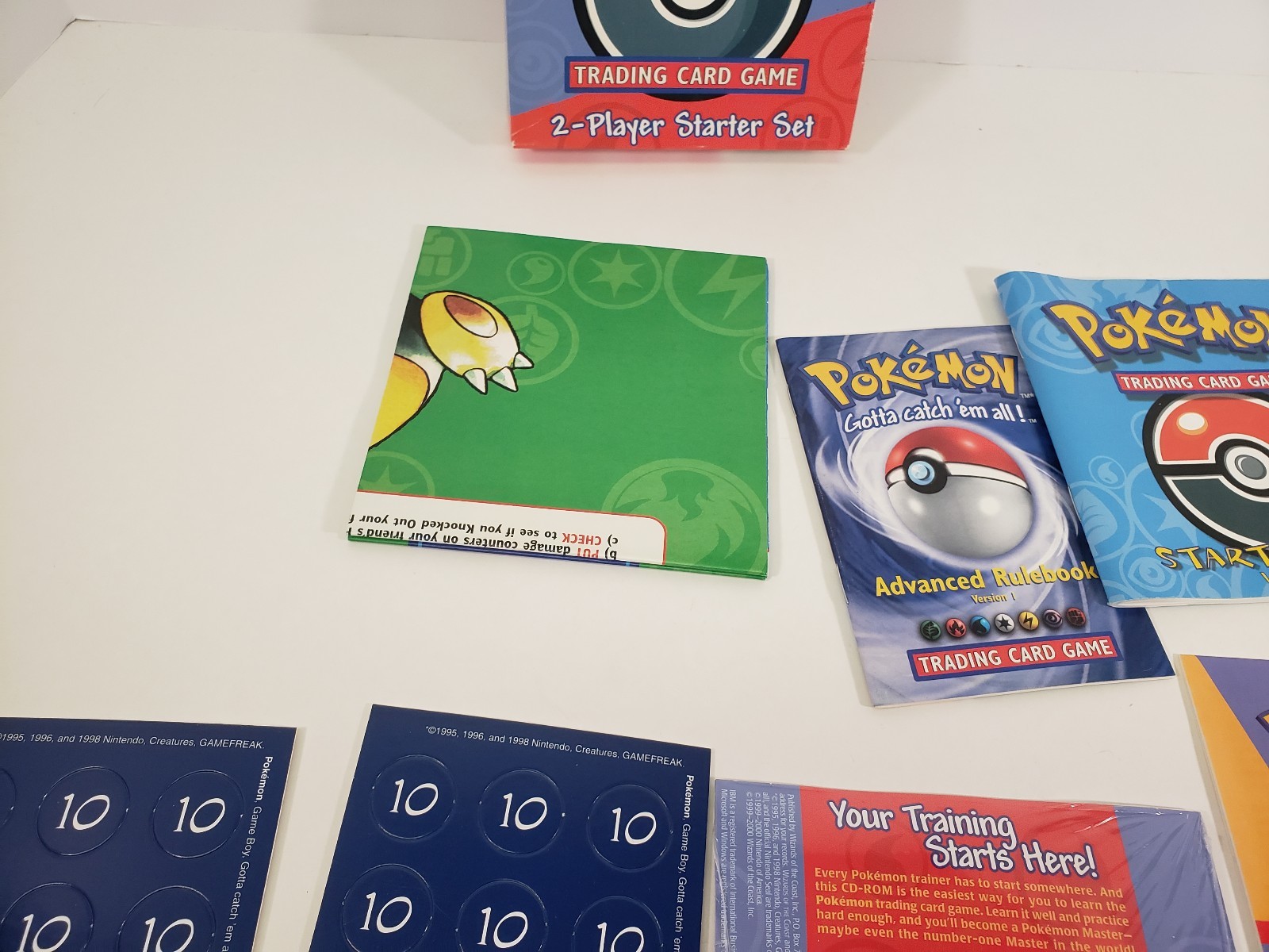 Pokemon Base Set 2 Two Player Starter Set + Play It! CD ROM OPEN PACKAGE VGC
