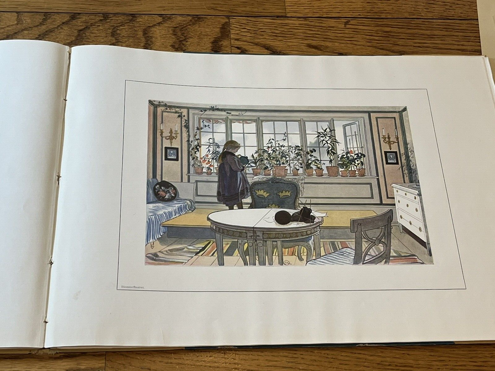 Carl LARSSON Ett Hem 24 Malningar Med Text 1899 Swedish Illustrated (Poor Bind)