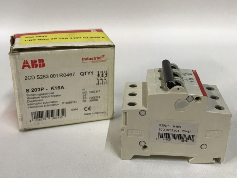 ASEA BROWN BOVERI S203P-K16A Miniature Circuit Breaker
