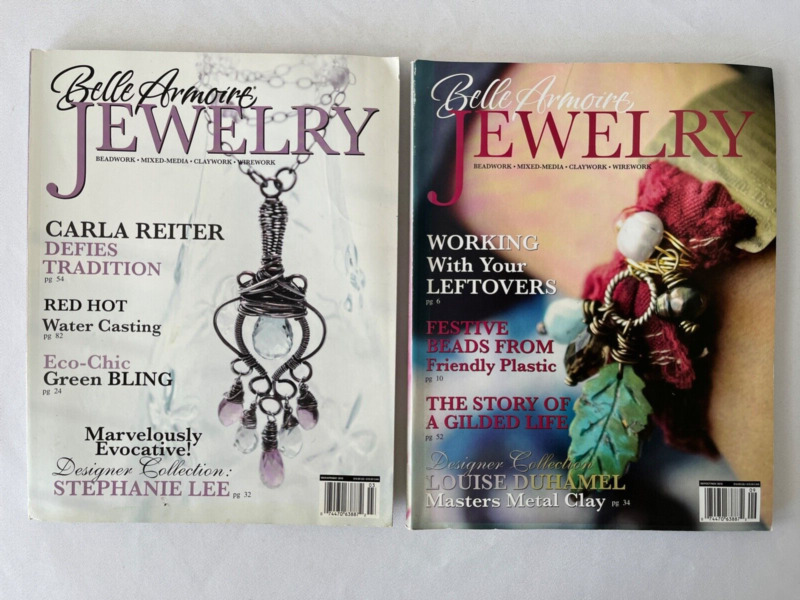 Belle Armoire Jewelry Magazine 2 Back Issues Spring & Autumn 2010