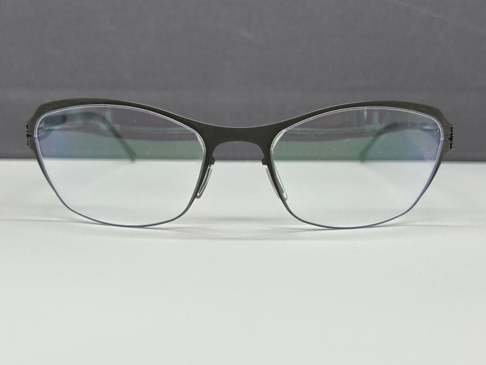 Ic Berlin Eyeglasses Frames Woman Gray Square Cat Eye