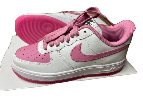 Nike Air Force 1 NikeID Women's Size 6 White/Pink AQ3778-994