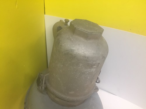 Vintage Wheeler Boston Oval  Industrial Grey Enamel Porcelain Light